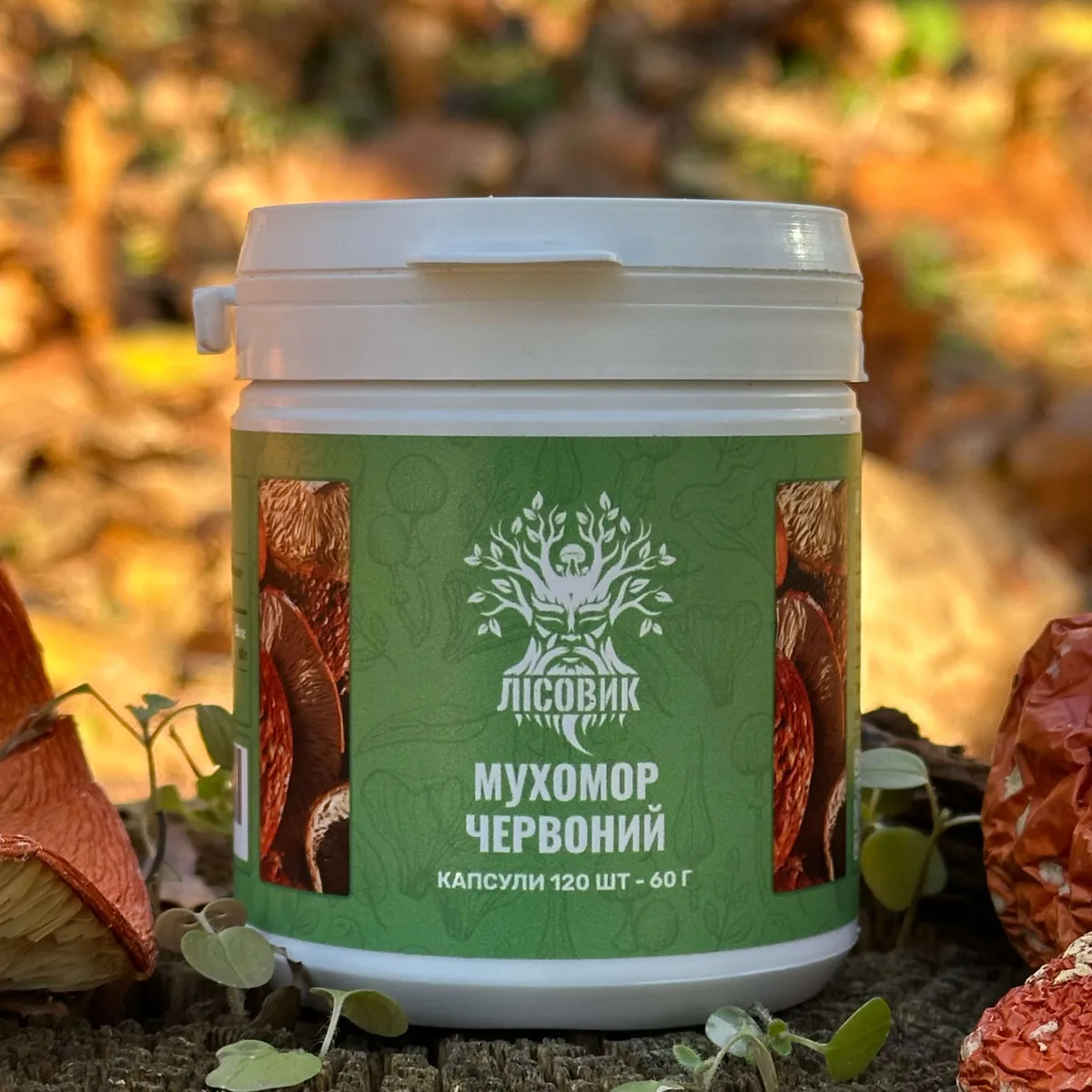 Капсулы Лесовик микродозинг мухомора красного 120 шт